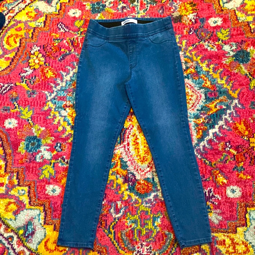 Old Navy Super Skinny mid-rise jeggings size 10 short